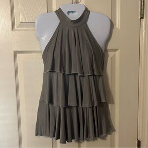 Charlotte Russe Gray Layered Top